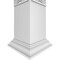 Ekena Millwork Craftsman Classic Square Non-Tapered Art Deco Fretwork Column w/ Crown Capital & Crown Base CC1009ENARDCRCR - alternate 2